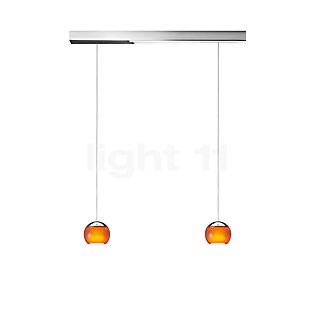 Oligo Balino Hanglamp 2-lichts LED chroom/oranje