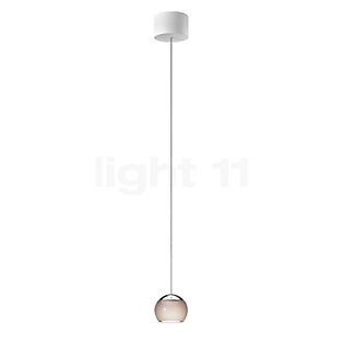 Oligo Balino Suspension 1 foyer LED - réglage en hauteur invisible chrome brillant/gris diamant brillant