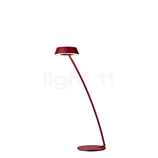Oligo Glance Table Lamp LED curved red matt