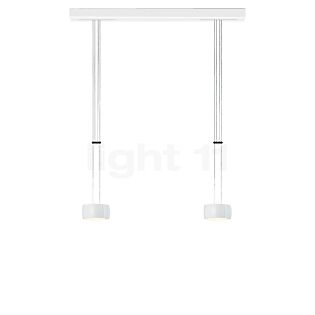 Oligo Grace Hanglamp LED 2-lichts - in hoogte verstelbaar wit glanzend