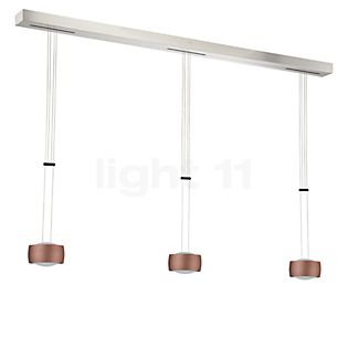 Oligo Grace Pendant Light LED 3 lamps - height adjustable copper