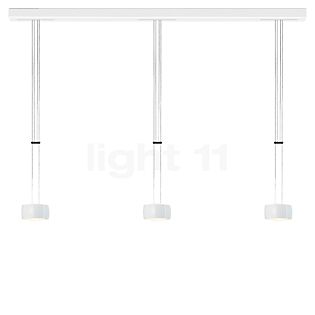 Oligo Grace Pendant Light LED 3 lamps - height adjustable white glossy