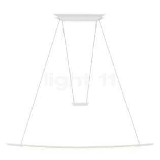 Oligo Lisgo Sky, lámpara de suspensión LED blanco mate - 140 cm