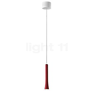 Oligo Rio Hanglamp 1-licht LED - onzichtbaar in hoogte verstelbaar rood