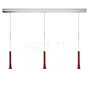 Oligo Rio Hanglamp 3-lichts LED rood , uitloopartikelen