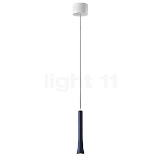 Oligo Rio, lámpara de suspensión 1 foco LED - altura ajustable de forma invisible azul