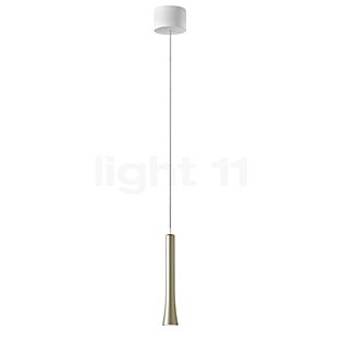 Oligo Rio, lámpara de suspensión 1 foco LED - altura ajustable de forma invisible plata perla