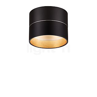 Oligo Tudor Plafonnier LED noir/doré - 9,5 cm
