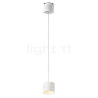 Oligo Tudor Suspension LED - réglage en hauteur invisible blanc mat - 9,5 cm