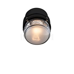 Oluce Fresnel Wandleuchte Outdoor LED schwarz , Lagerverkauf, Neuware