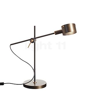 Oluce G.O. Lampada da tavolo bronzo