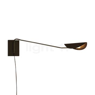 Oluce Plume Wandlamp brons, 160 cm