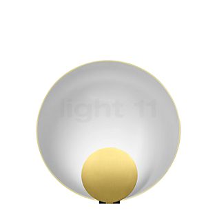 Oluce Siro, lámpara de sobremesa LED negro/dorado, 34 cm