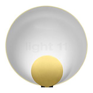 Oluce Siro, lámpara de sobremesa LED negro/dorado - 45 cm