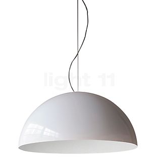 Oluce Sonora Hanglamp kunststof - wit - ø133 cm