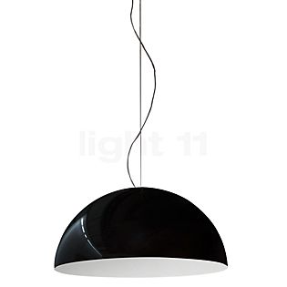 Oluce Sonora Hanglamp kunststof - zwart - ø90 cm