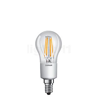 Osram D45-dim 6W/c 827, E14 Filament LED traslucido chiaro