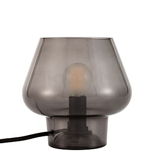 Pauleen Crystal Gleam, lámpara de sobremesa vidrio ahumado