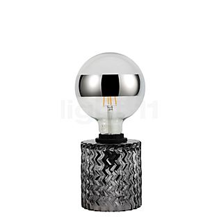Pauleen Crystal Smoke Table Lamp glass