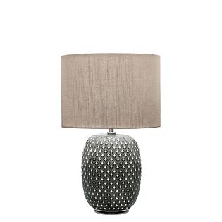Pauleen Pretty Classy Lampe de table gris foncé/beige