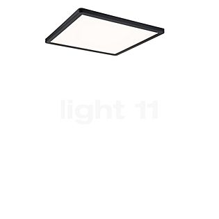 Paulmann Atria Shine Lampada da soffitto LED quadrato nero opaco - 30 x 30 cm - 3.000 K - commutabile