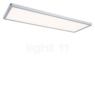 Paulmann Atria Shine Plafonnier LED carré chrome mat - 58 x 20 cm - RGBW
