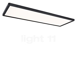 Paulmann Atria Shine Plafonnier LED carré noir mat - 58 x 20 cm - 3.000 K - gradable par étapes