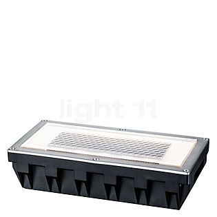 Paulmann Box Gulvindbygningslampe LED med Solar 20 x 10 cm