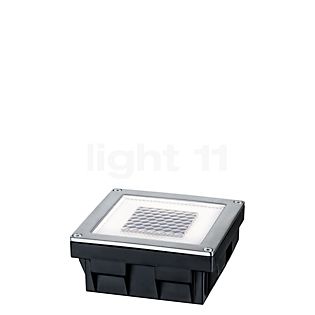 Paulmann Cube Luminaire à encastrer au sol LED avec solaire 10 x 10 cm