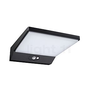 Paulmann Motion, lámpara solar de pared LED negro