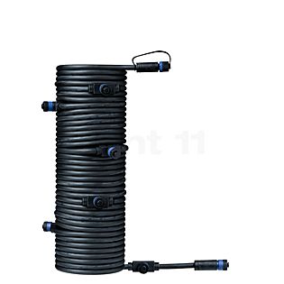 Paulmann Plug & Shine Câble de rallonge 15 m, incl. 7 prises de connexion , fin de série