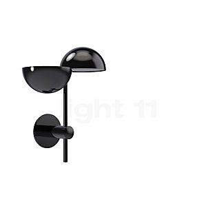 Penta Elisabeth, lámpara de pared LED negro/cromo - 35 cm