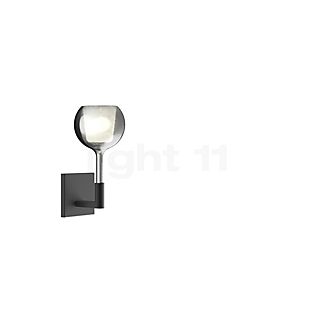 Penta Glo, lámpara de pared negro/plateado - 13 cm