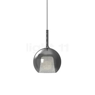 Penta Glo, lámpara de suspensión titanio/negro - 38 cm