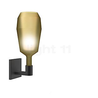Penta MoM, lámpara de pared negro/mostaza - 14 cm
