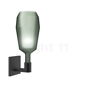 Penta MoM, lámpara de pared negro/verde - 14 cm