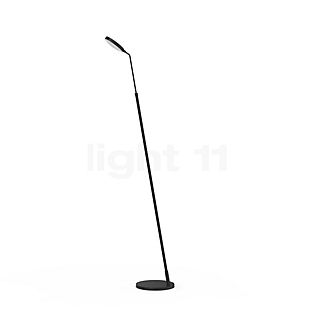 Penta Spoon, lámpara de pie LED negro