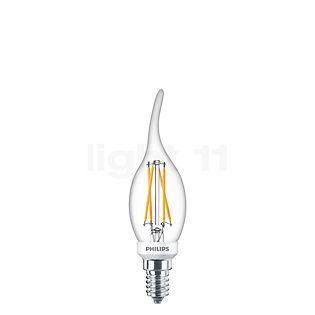 Philips C35-dim 3,4W/c 927, E14 Filament LED WarmGlow klar , Lagerverkauf, Neuware