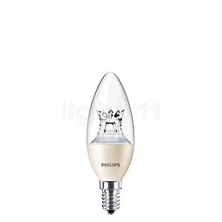 Philips C38-dim 4W/c 827, E14 WarmGlow ohne Farbe