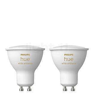 Philips Hue White Ambiance GU10 LED sæt med 2 mat , udgående vare