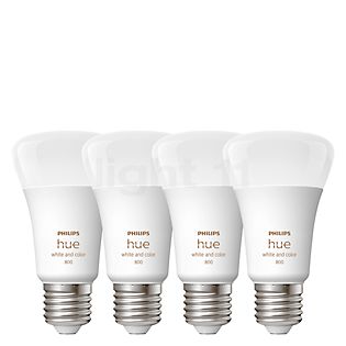 Philips Hue White And Color Ambiance E27 LED set van 4 mat , uitloopartikelen
