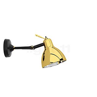 Rotaliana Luxy H0, lámpara de pared negro/dorado brillo