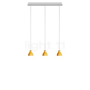 Rotaliana Luxy Hanglamp 3-lichts wit/geel glanzend
