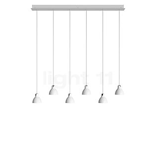Rotaliana Luxy Hanglamp 6-lichts wit/wit glanzend
