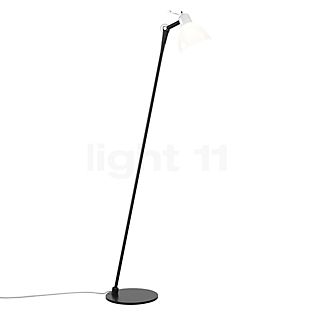 Rotaliana Luxy Lampadaire noir/blanc brillant - sans bras