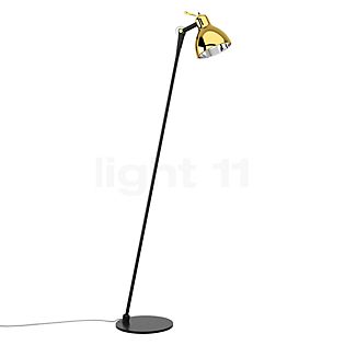Rotaliana Luxy, lámpara de pie negro/dorado brillo - sin brazo , Venta de almacén, nuevo, embalaje original