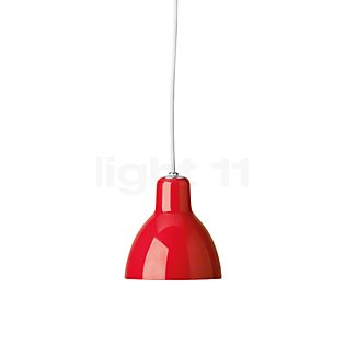 Rotaliana Luxy, lámpara de suspensión blanco/rojo