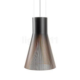 Secto Design Magnum 4202, lámpara de suspensión negro, laminado/cable textil negro