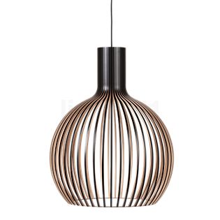 Secto Design Octo 4240, lámpara de suspensión negro, laminado/ cable textil negro