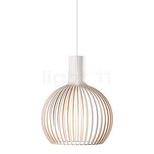 Secto Design Octo 4241 Hanglamp wit, gelamineerd/ textielkabel wit